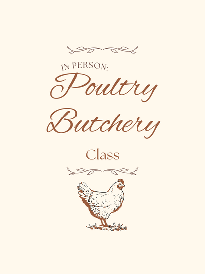 IN SHOP: Poultry Butchery Class