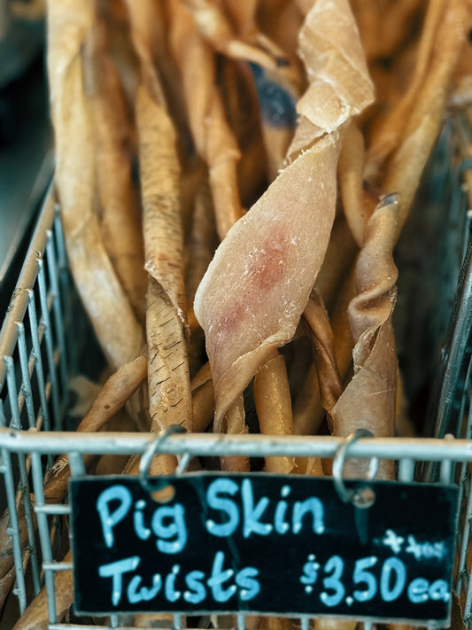 Natural Pork Skin Chew Twists