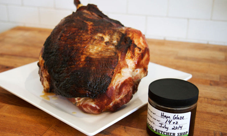 Pre-Order Bone-in Ham with Cider Glaze $27/lb