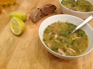 Lemony Chicken and Orzo Soup at the Rocchino's